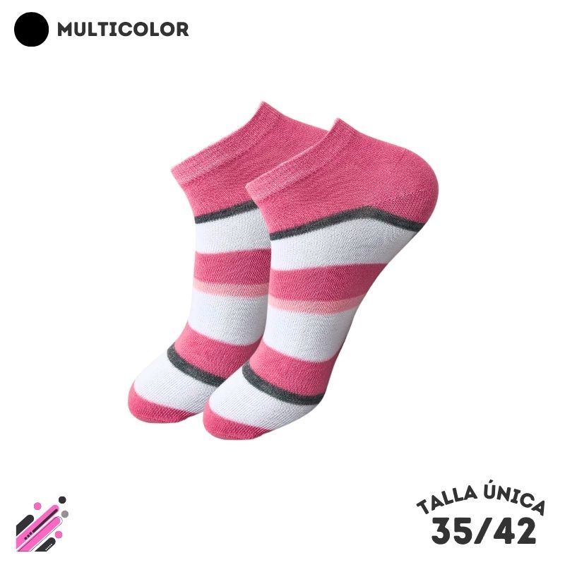 Calcetines Tobilleros Rayas